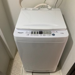 Hisense洗濯機　4.5kg（2022年製）