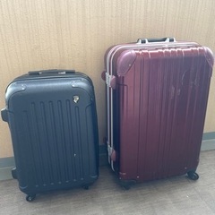 [無料]スーツケース2個セット(9/24.25に取りに来ていただ...