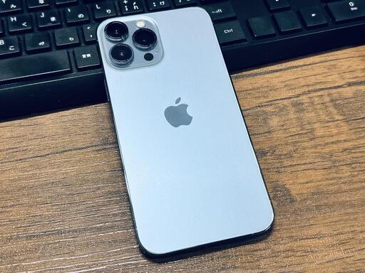 極美品】iPhone13 Pro Max 512GB シエラブルー (ケース、強化ガラス1枚