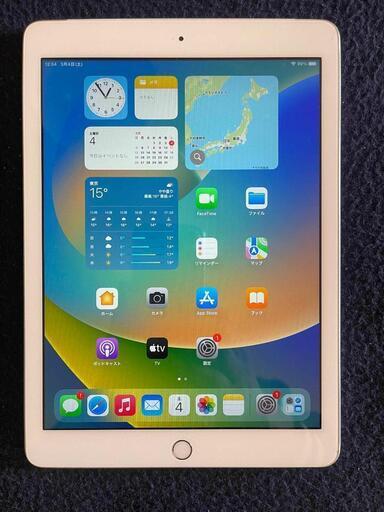 ipad 2017第5世代 wi-fi+sell ３２GB silver SIMフリーバッテリー９１％