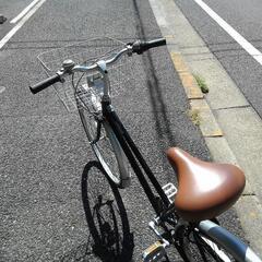 中古自転車2719 前後タイヤ新品！ 26インチ 6段ギヤ LED