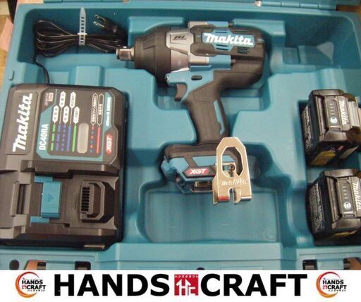 マキタ　makita　TW001GRDX　インパクトレンチ　フルセット　バッテリ40V二個/充電器付き　中古美品　【ハンズクラフト宜野湾店】