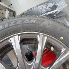 スタッドレスタイヤ4本ホイールセット ブリジストン2021年製 ブリザック155/65R14