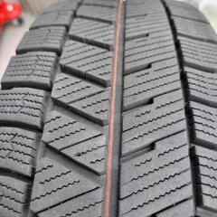 スタッドレスタイヤ4本ホイールセット ブリジストン2021年製 ブリザック155/65R14