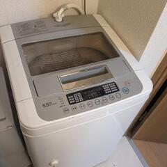 LGの洗濯機です。型番はWF-C55SW