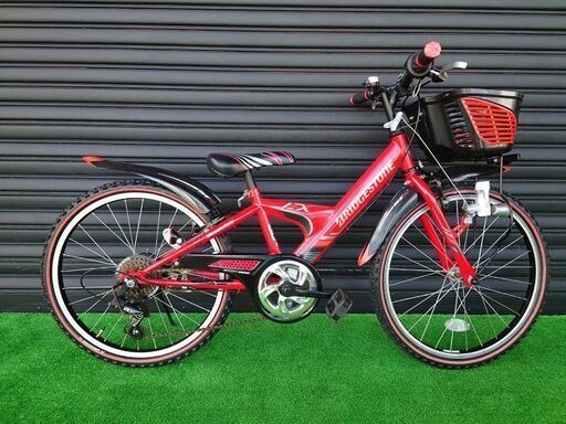 【値下げしました】子供用自転車22インチ　BRIDGESTONE ブリヂストン 6段変速 MHF1.0 状態良好【引取限定・現状渡し】三重県