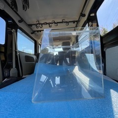 90×45×45 アクリルオーバーフロー水槽 曲面