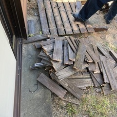 薪に！木材　端材　差し上げます！サイズバラバラ　