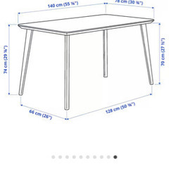 IKEA ダイニングテーブル　LISABO リーサボー