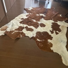 決まりました］牛革ハラコカーペット