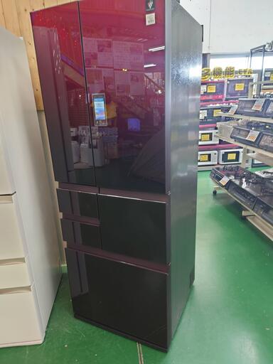 【愛品倶楽部柏店】シャープ 2019年製 502L 6ドア冷凍冷蔵庫 SJ-AF50F-R
