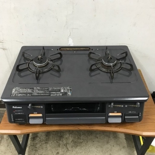 ロ2309-870 パロマ LP ガスコンロ IC-N86KB-L 汚れ 焦げ有り 現状渡し