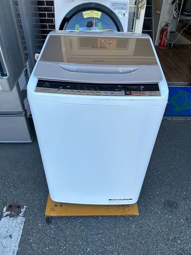 ▼値下げ▼【安心の3ヶ月保証★送料に設置込】洗濯機 せんたくき HITACHI 日立 ひたち 2018年 BW-V80B 8kg BEAT WASH ビートウォッシュ 自社配送時代引き可 ※現金・クレジット・スマホ決済対応※