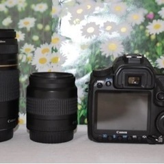 ❤Canon Eos 30D❤キャノン デジタル一眼レフ❤ダブルレンズ❤望遠❤