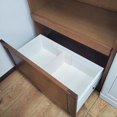 きれいな木目のレンジラック