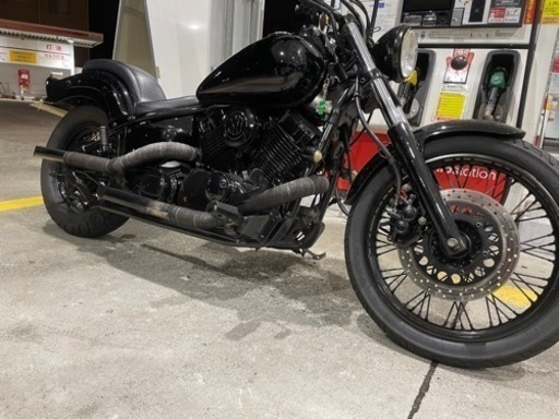 ドラッグスター400 フルカスタム 黒塗装