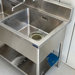 Maruzen（マルゼン）二層シンク ／ 外形寸法（mm) 【間口】1200【奥行