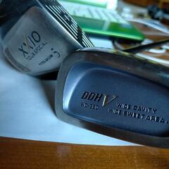 ゴルフ　フルセットときれいな赤のゴルフバック　美品です