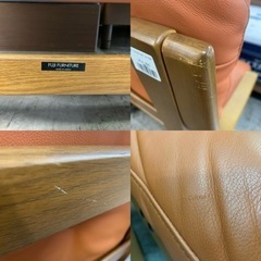 愛品館 江戸川店】FUJI FURNITURE（冨士ファニチア）本革2Pソファ Agio 