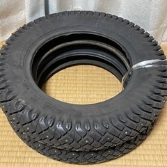 【新品】スパイクタイヤ 3.50-10 2本