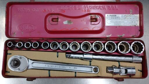 中古品 KTC 12.7sqラチェットレンチセット B313R