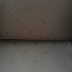 カッシーナ　ボックススモールソファ　ブラック、エクセーヌ生地