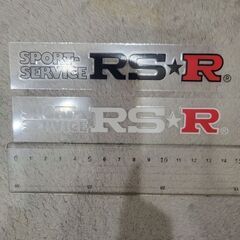 RS☆R カーステッカー2枚セット