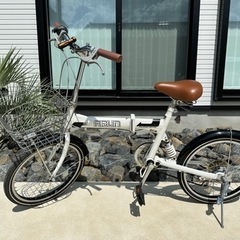 【2台セット】¥46,200→¥20,000 ARUN20インチ シマノ 6段変速 折りたたみ自転車/アラン