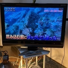 中古美品★SHARP 液晶テレビ LC-32DE5 テレビ台付き⭐︎