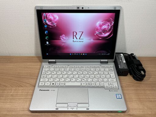 美品・Sim搭載＞0894　超軽量 Panasonic Let's Note CF-RZ6８GB/SSD256 /i5 タッチパネル　office Win11