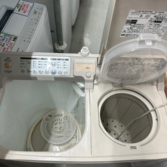配送可【日立】【洗濯機】【2層式】★2021年製　クリーニング済/6ヶ月保証付　管理番号12409