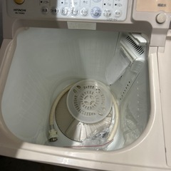 配送可【日立】【洗濯機】【2層式】★2021年製　クリーニング済/6ヶ月保証付　管理番号12409