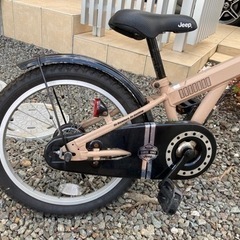 JEEP ジープ 自転車 キッズ 18インチ ベージュ