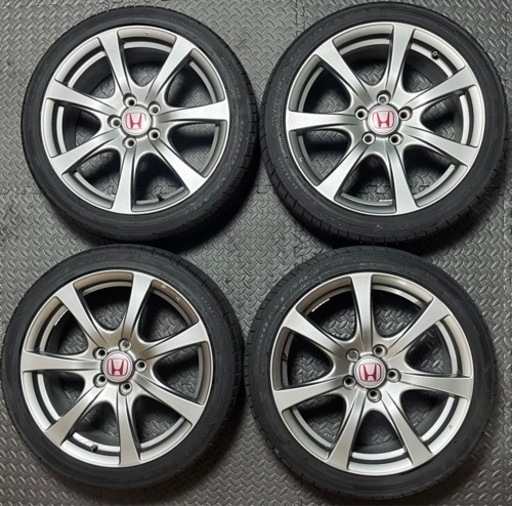 シビック タイプR FD2 純正アルミ ホイールタイヤ4本セット ガンメタ