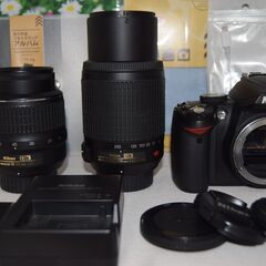 Nikon ニコン D3000❤一眼レフ❤ダブルレンズ❤初心者におすすめ❤