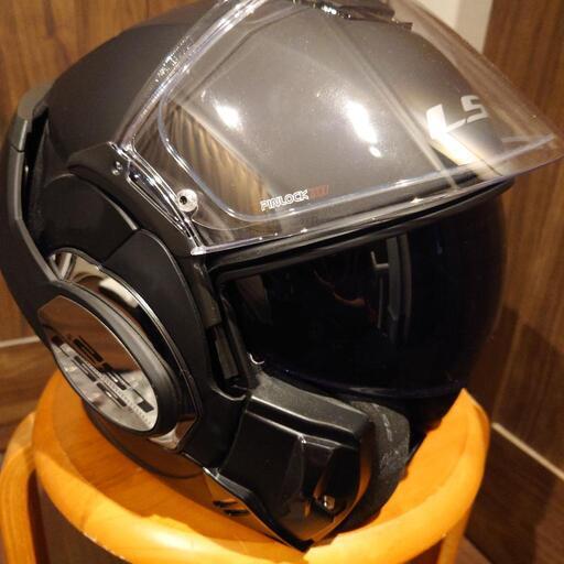 LS2システムヘルメット VALIANT マットブラック XXL