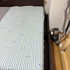 シングルベッド　枠とマットレスのセット