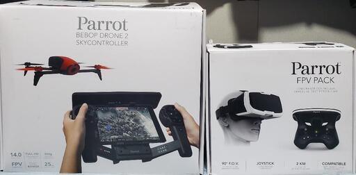 Parrot Bebop Drone 2 Skycontroller FPV バックパック セット