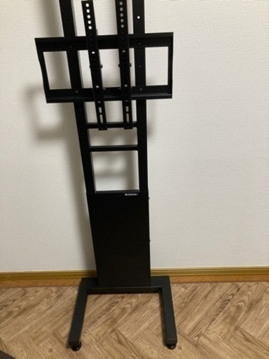 突っ張り式モニタースタンド Bauhutte BHV-2400-BK テレビ台 ツインポールテレビスタンド モニタースタンド
