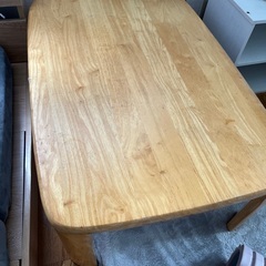 【無料】木製折り畳みテーブル