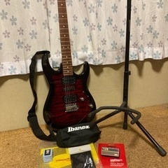 【エレキギター】Ibanez GRX70QA w/7点セット (...