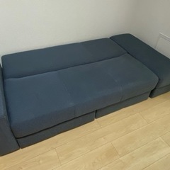ニトリ 布張り 収納付きソファベッド タキノウ3
