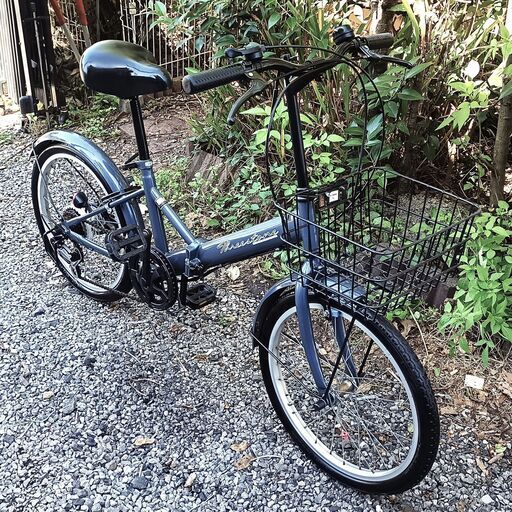 ★お届け可！★ 20インチ 折りたたみ自転車 『Threestone』 6段変速