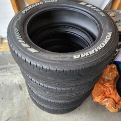 ヨコハマ　パラダ　215/60R17　バンタイヤ　ホワイトレター...