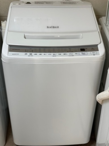 送料・設置込み　洗濯機　8kg HITACHI 2021年