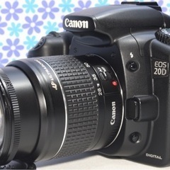 【ネット決済・配送可】極美品★Canon EOS 20D レンズ...