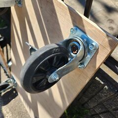 大型 平台車 二台セット キャスター直径15cm