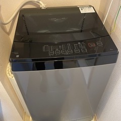 ニトリ 洗濯機 6kg 2021年製 ブラック 黒