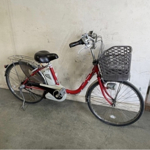 38□岐阜発　△Panasonic vivi DX 電動アシスト自転車/ 24インチ / ３段変速 / 充電器無し / アシスト確認 / 防犯有り / 現状品 / R5.3/1□