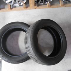 中古タイヤ　DUNLOP　215/55R17　2本